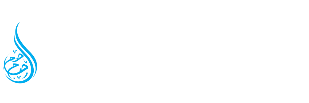 Blue Mark White Sideways Logo
